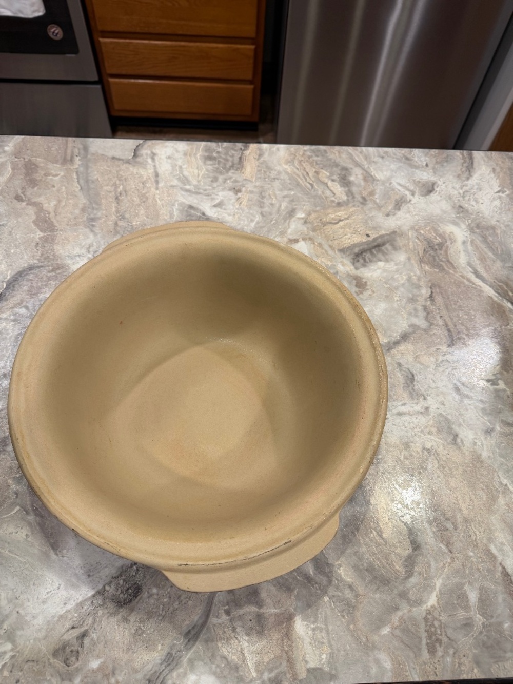 Pampered chef, stoneware, large baking bowl casserole dish
